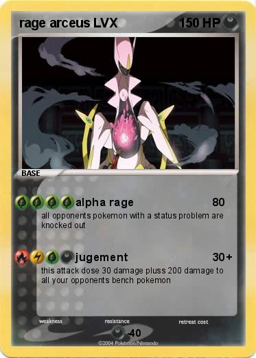 Pokemon rage arceus LVX