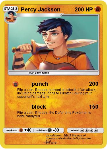 percy jackson pokemon card Pokemon Percy Jackson 617