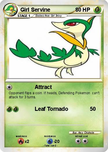 Pokemon Girl Servine