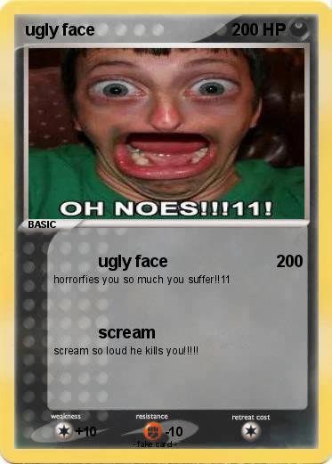Pokemon ugly face