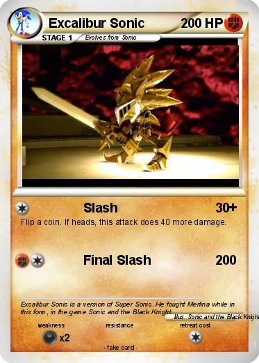 Pokemon Excalibur Sonic