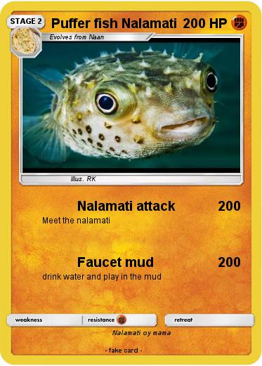 Pokemon Puffer fish Nalamati