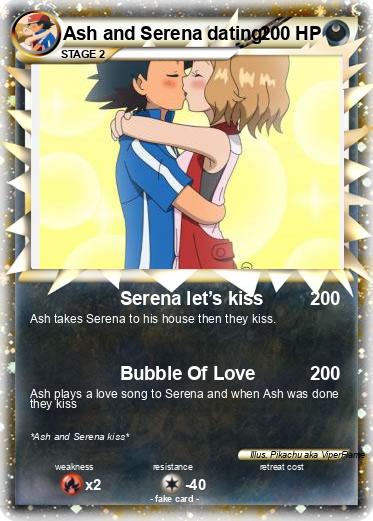 Pokemon Ash and Serena dating!