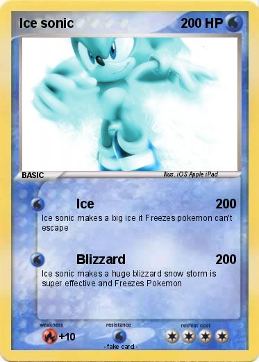 Pokemon Ice sonic