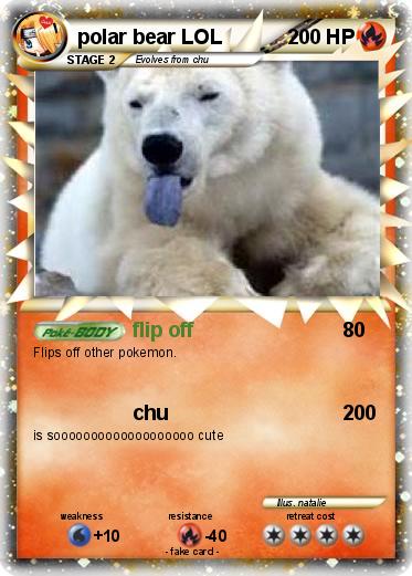 Pokemon polar bear LOL
