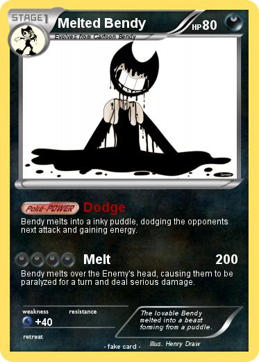 Pokemon Melted Bendy