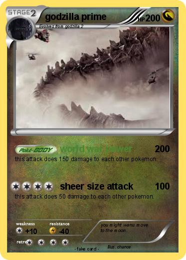 Pokemon godzilla prime