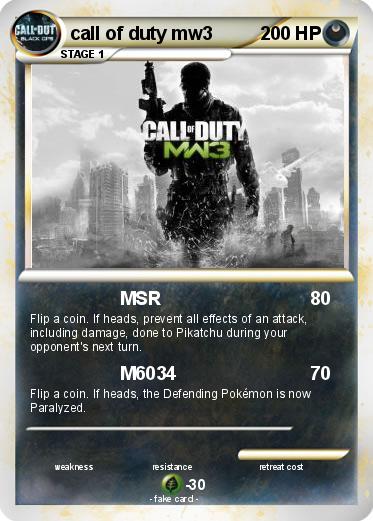 Pokemon call of duty mw3