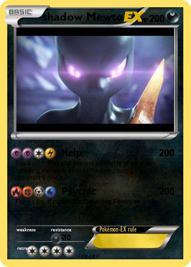 Pokemon shadow Mewto Pokemon shadow Mewto