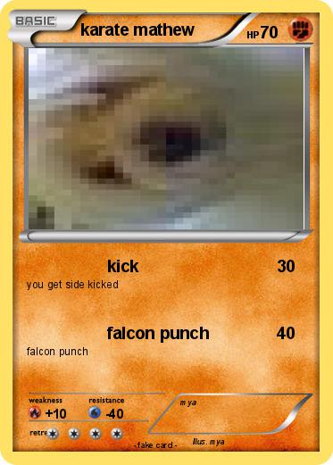 Pokemon karate mathew