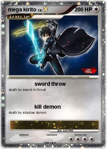 Pokemon mega kirito