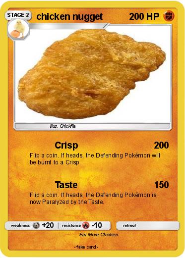 Pokemon chicken nugget
