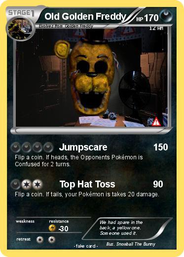 Pokemon Old Golden Freddy