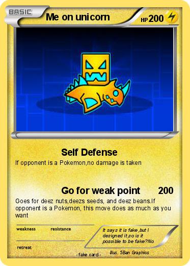 Pokemon Me on unicorn