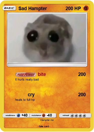 Pokemon Sad Hampter