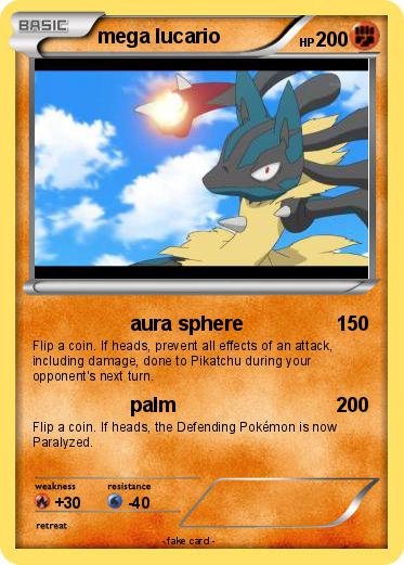 Pokemon mega lucario