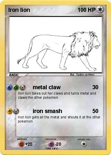 Pokemon Iron lion