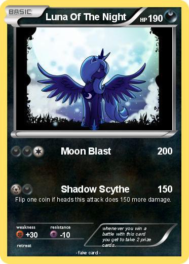 Pokemon Luna Of The Night