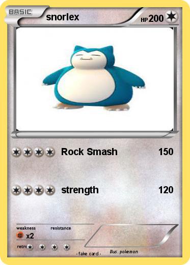 Pokemon snorlex