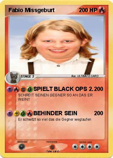 Pokemon Fabio Missgeburt