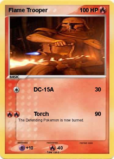 Pokemon Flame Trooper