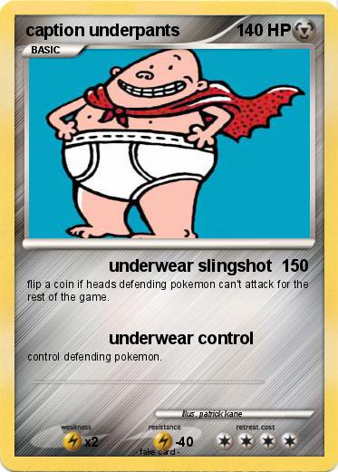 Pokemon caption underpants
