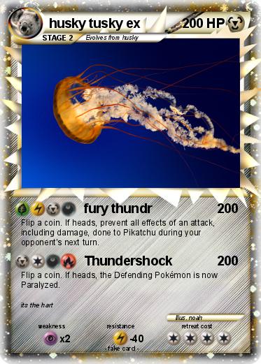 Pokemon husky tusky ex