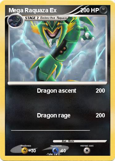 Pokemon Mega Raquaza Ex