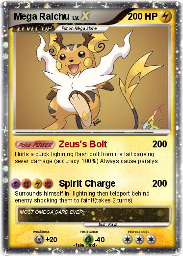 Pokemon Mega Raichu