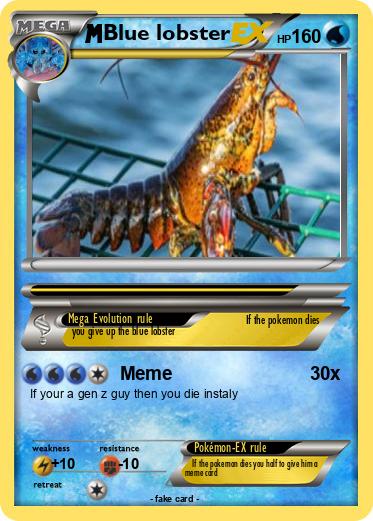 Pokemon Blue lobster