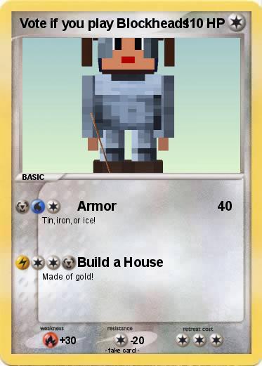 Pokemon Vote if you play Blockheads