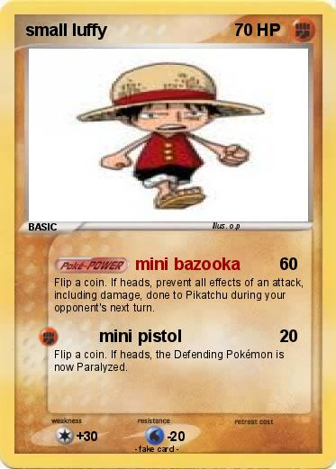 Pokemon small luffy