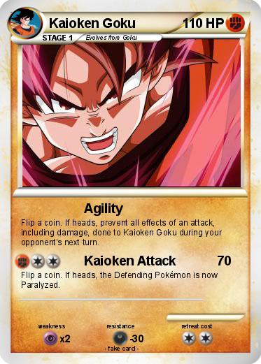 Pokemon Kaioken Goku
