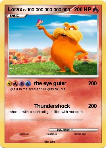 Pokemon Lorax