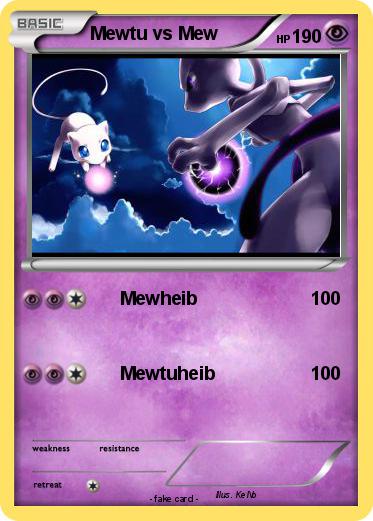 Pokemon Mewtu vs Mew