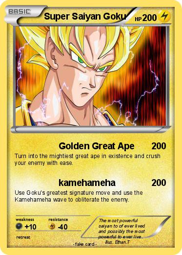 Pokemon Super Saiyan Goku
