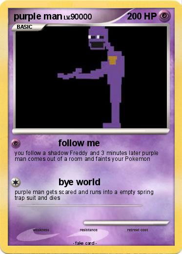 Pokemon purple man