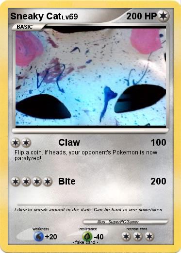 Pokemon Sneaky Cat