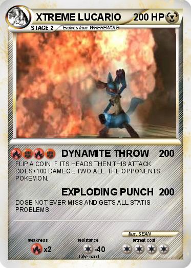 Pokemon XTREME LUCARIO