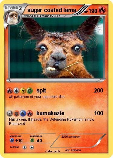 Pokemon sugar coated lama