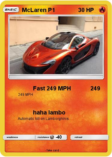 Pokemon McLaren P1