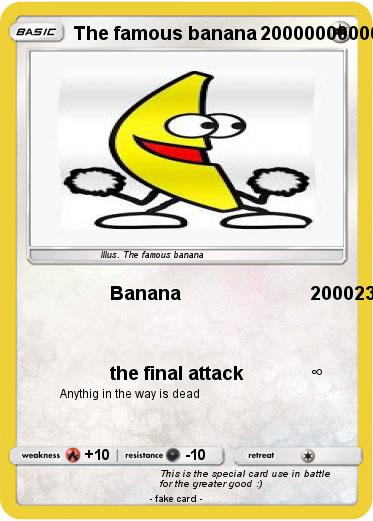 Pokemon The famous banana