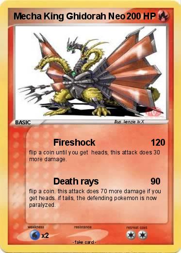 Pokemon Mecha King Ghidorah Neo