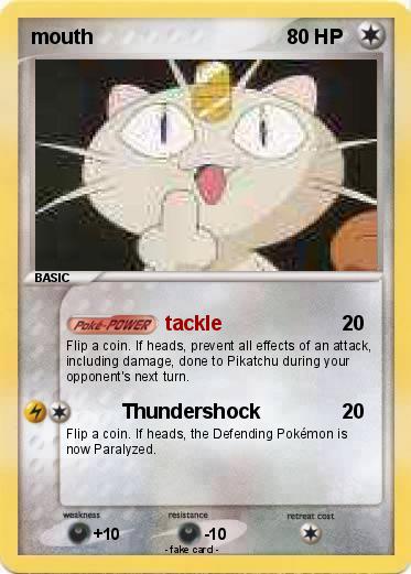 Pokemon mouth