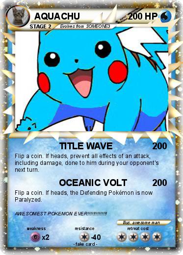 Pokemon AQUACHU