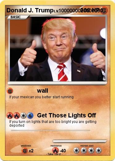 Pokemon Donald J. Trump