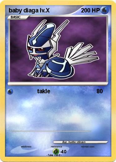 Pokemon baby diaga lv.X