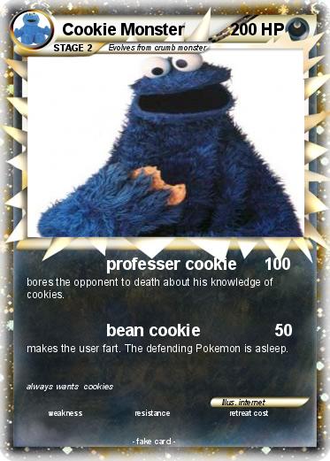 Pokemon Cookie Monster