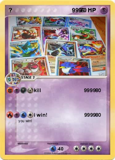 Pokemon ?                                      9999