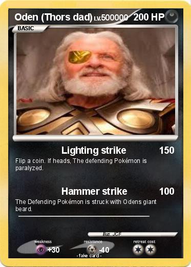 Pokemon Oden (Thors dad)